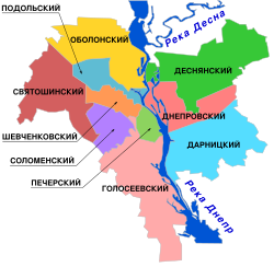 Kiev map